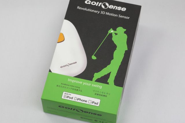 GolfSense: 自分のスイングを iPhone で解析できる ゴルフ上達の為のアクセサリ。