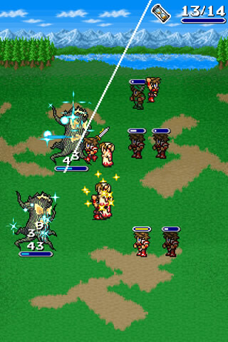 Iphone Ipad Final Fantasy All The Bravest Ffシリーズ懐かしのbgmとドット絵に心震えるなめこ操作的rpg Appbank