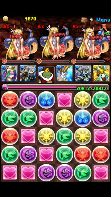 パズドラ攻略 アンケートダンジョン4　ナーガ