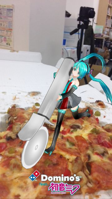 mikumiku - 24 Domino’s App feat. 初音ミク (2)