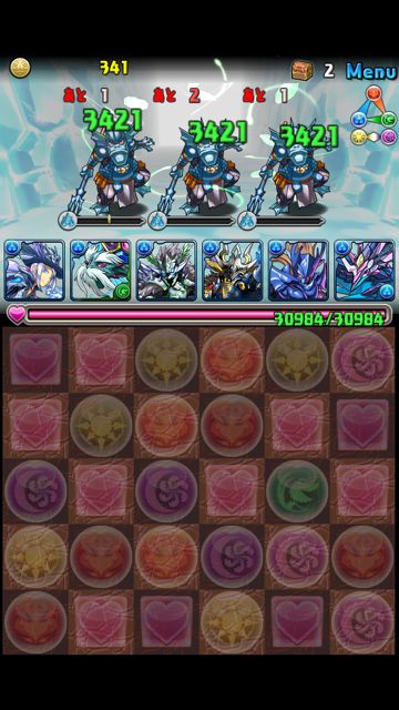 suihyo01 パズドラ攻略 水氷の塔 ウィルオーウィスプ
