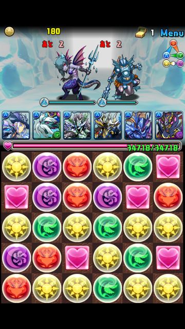 suihyo01 パズドラ攻略 水氷の塔 ウィルオーウィスプ