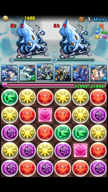 パズドラ攻略 水氷の塔 ウィルオーウィスプ