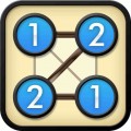 [iPhone, iPad] JUZU: 数字と同じ本数の線をつなげる算数パズル。頭の体操に最適。無料。
