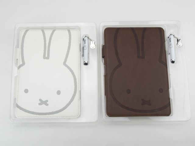 Miffy Ipad Miniレザーカバー ミッフィーとメラニーが君のipad Miniを守るよ タッチペンも付いてお得 Appbank