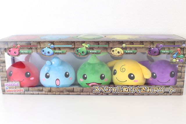 パズドラぬいぐるみアソート ホノりん アワりんたちが5つ集まったスペシャルなぬいぐるみセット Appbank