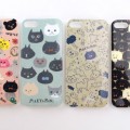 MAKYARONI iPhoneケース: 大人気雑貨マキャロニから、遊びゴコロのあるオシャレにゃんこケース登場。