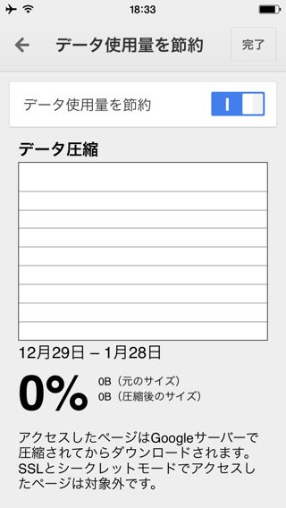 iPhone Chrome　設定