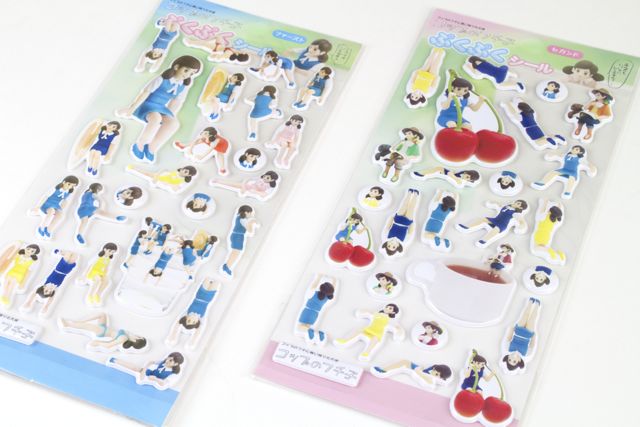 [新商品]貼って触って楽しい!!コップのフチ子さんのぷくぷくシールが登場。iPhoneケースに貼ろう!