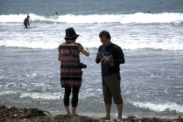 鎌倉の海にiPhoneを放り投げてきた。土日は防水アクセサリレビューをどんどん公開します!
