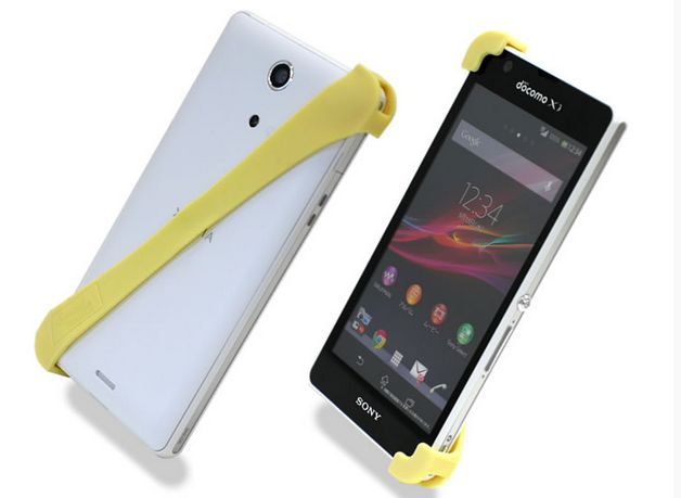 [新商品] スマホの片手操作を激的にラクにする『スマホバンド』!  iPhoneでもAndroidでも使えます。