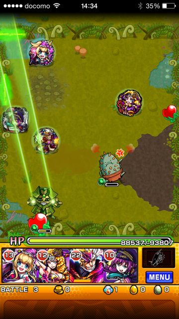 モンスト　ギミック　分割ダメージウォール