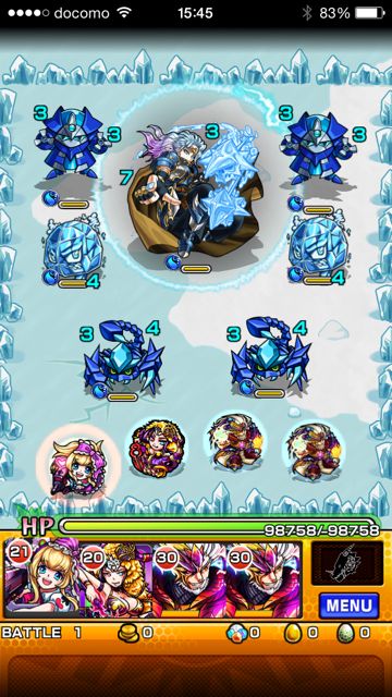 モンスト　リリス　極　第一ステージ