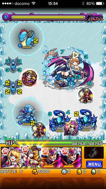 モンスト　リリス　極　第五ステージ
