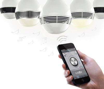 Bluetooth Smart LED Speaker Light PLAYBULB - 2