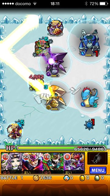 モンスト　ミケランジェロ　極　第一ステージ