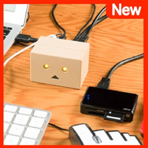 マウスやキーボードをまとめられるダンボー型USBハブ。