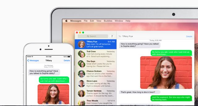 【iOS 8.1】iPhoneに届いたSMSやMMSをMacで受信できる新機能!