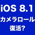 【iOS 8】写真アプリにカメラロールが復活? ベータ版iOS 8.1で確認される。