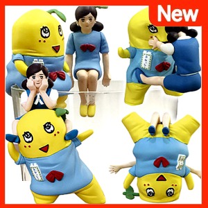 コップのフチ子とふなっしーが夢のコラボ!!