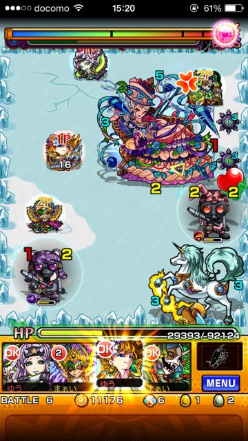 モンスト　マリーアントワネット　極　第六ステージ