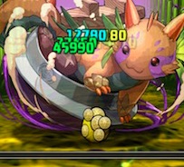 【パズドラ攻略】「黒の丼龍」超地獄級/地獄級/超級/上級/中級 攻略・スキル上げデータ