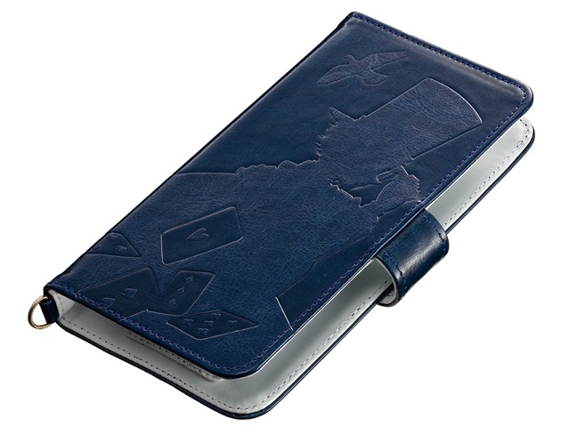 怪盗キッドの型押しシルエットがカッコいい手帳型ケース Appbank 怪盗キッドの型押しシルエットがカッコいい手帳型ケース Appbank