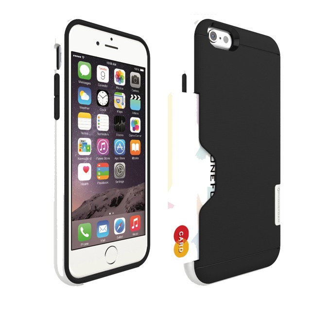PhoneFoam LINE カード収納機能付きケース ピュアホワイト iPhone 6