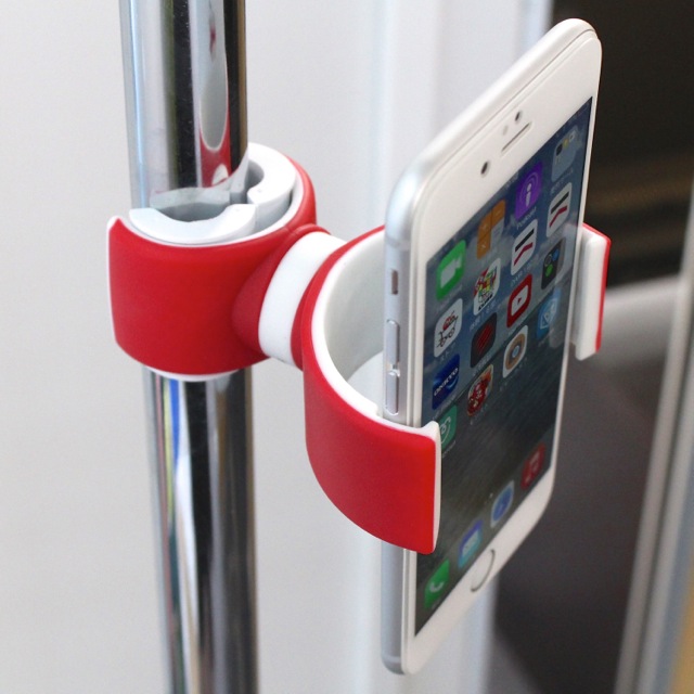 持ち運んでどこでも付けられるiPhoneスタンド!