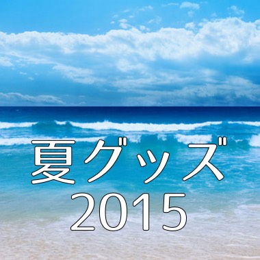 2015年夏グッズはポーチタイプの防水ケースが大人気
