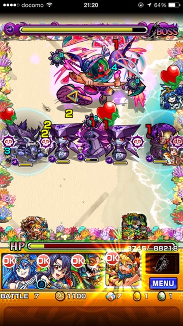モンスト西瓜頭ステージ7