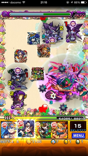 モンスト西瓜頭ステージ5
