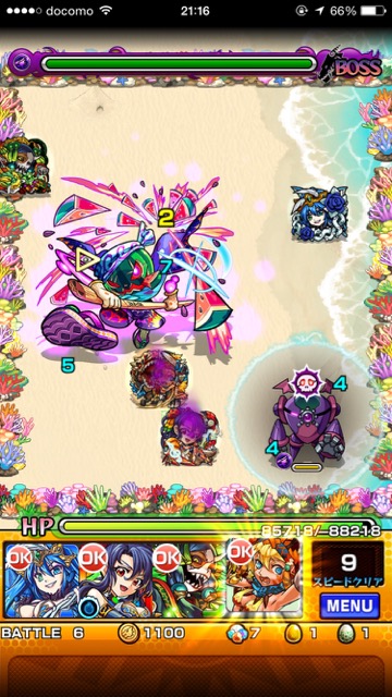 モンスト西瓜頭ステージ6