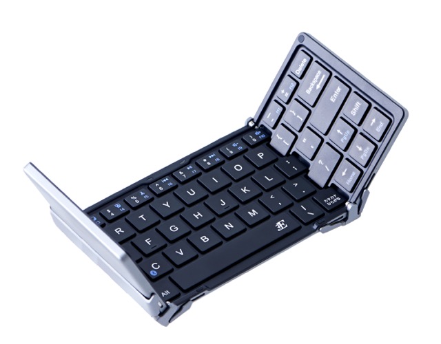 わずか185gのコンパクトなアルミ製Bluetoothキーボード