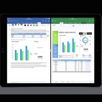 iPad用オフィスアプリ『Apple Office』がマルチタスクの極み