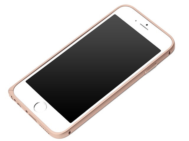 軽量10gのワンタッチ式ローズゴールドiPhone 6sバンパー