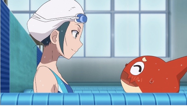 モンスト アニメ第3話でさっそく水澤葵ちゃんのまぶしい水着姿が出たぞ Appbank