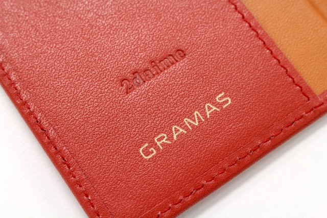 『GRAMAS フルレザー手帳型ケース』の刻印名入れサービスを始めました