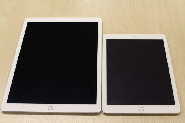 「iPad Pro」と「iPad Air 2」を比較