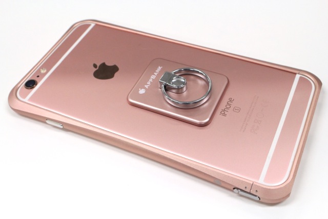 [レビュー] ローズゴールドiPhoneの落下防止は『AppBankのバンカーリング ローズゴールド』におまかせ