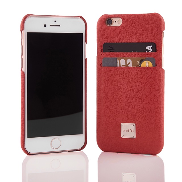 クリスマスカラーが鮮やかなカウハイドレザーiPhone 6sケース