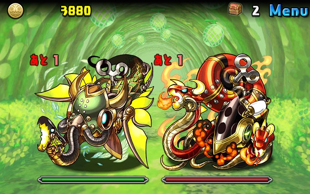 木と炎の古代龍