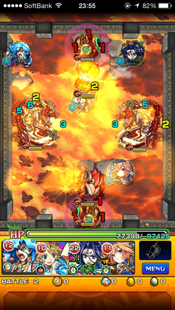 モンスト覇者の塔36階ステージ2