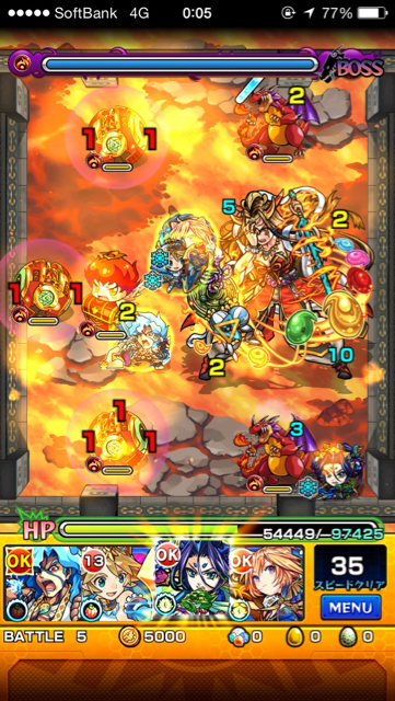 モンスト覇者の塔36階ボス1
