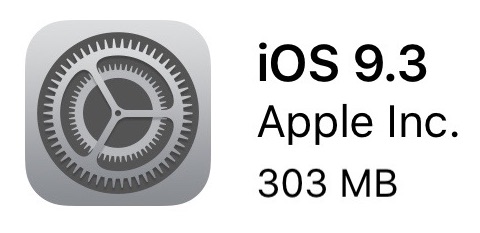 iOS 9.3