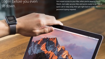 Apple WatchでMacのパスワードが解除できるようになる!