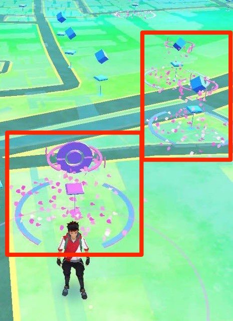 ポケモンGOポケストップにルアーモジュール設置