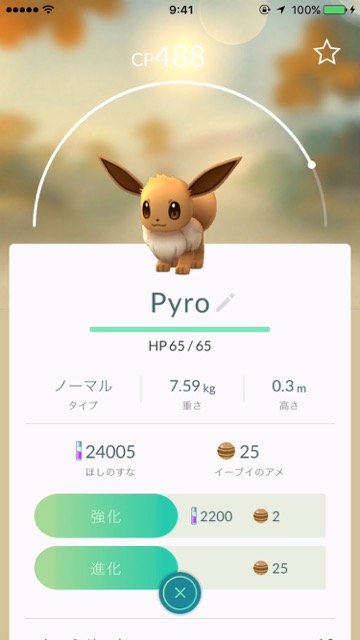 ポケモンGOイーブイ名前裏技ブースター