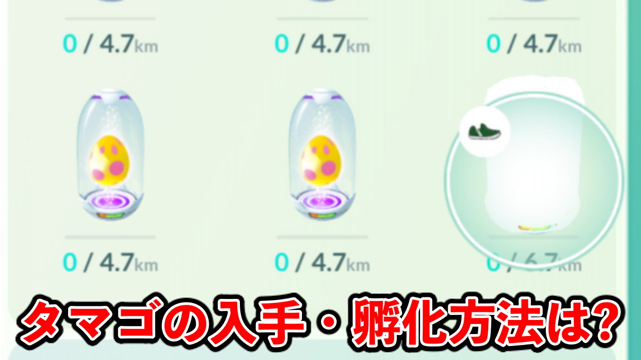 【ポケモンGO】今更聞けない!?タマゴを入手・孵化させる方法