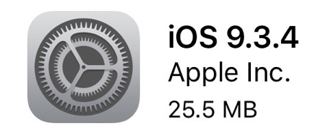 iOS 9.3.4